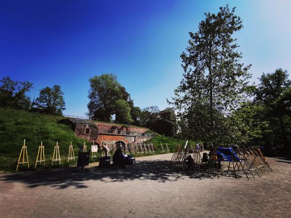 Dzien plenerowy na Bastionie Ceglarskiego zakończony, lato 2023
