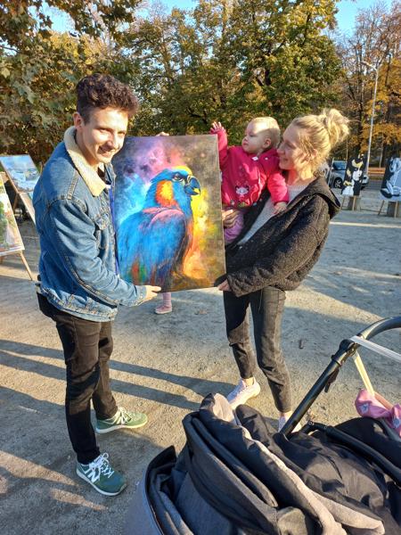 Nabywca "Papugi hiacyntowej",która wyląduje w kancelarii adwokackiej. Brawo 😆